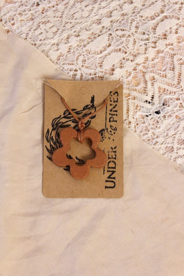 Groovy Flower  Stoneware Necklace image 0